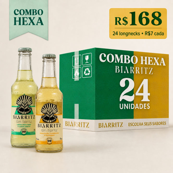 Combo Hexa Biarritz — 24 Longnecks 🇧🇷