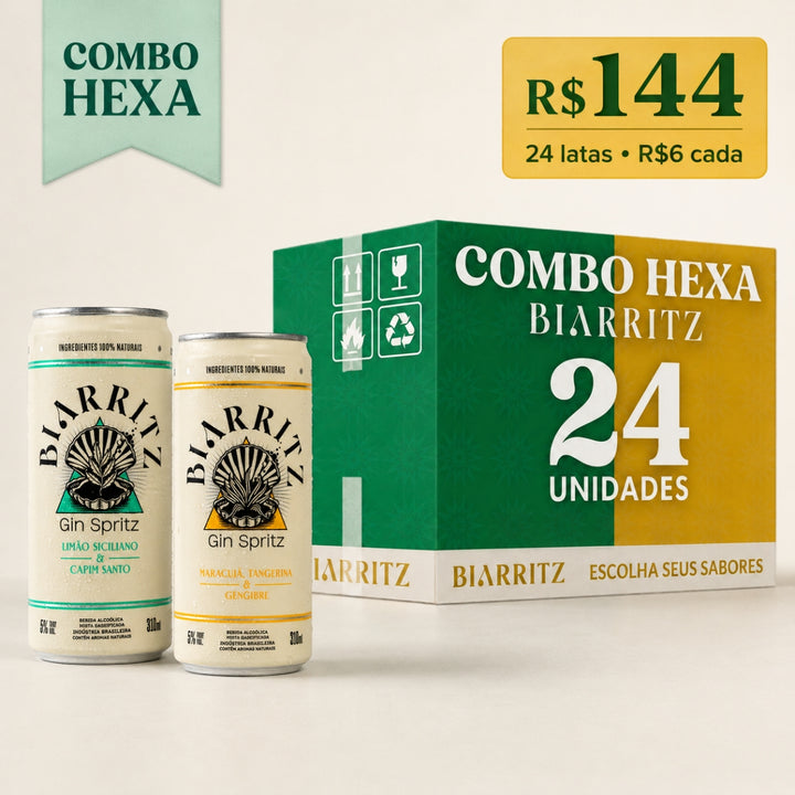 Combo Hexa Biarritz — 24 Latas 🇧🇷