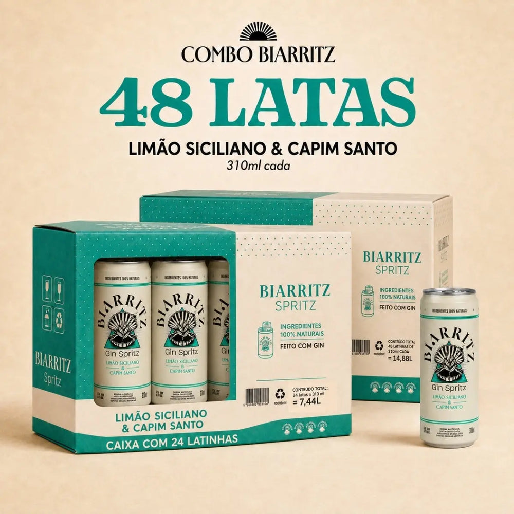 🍋 Combo Latas | Limão Biarritz Spirit