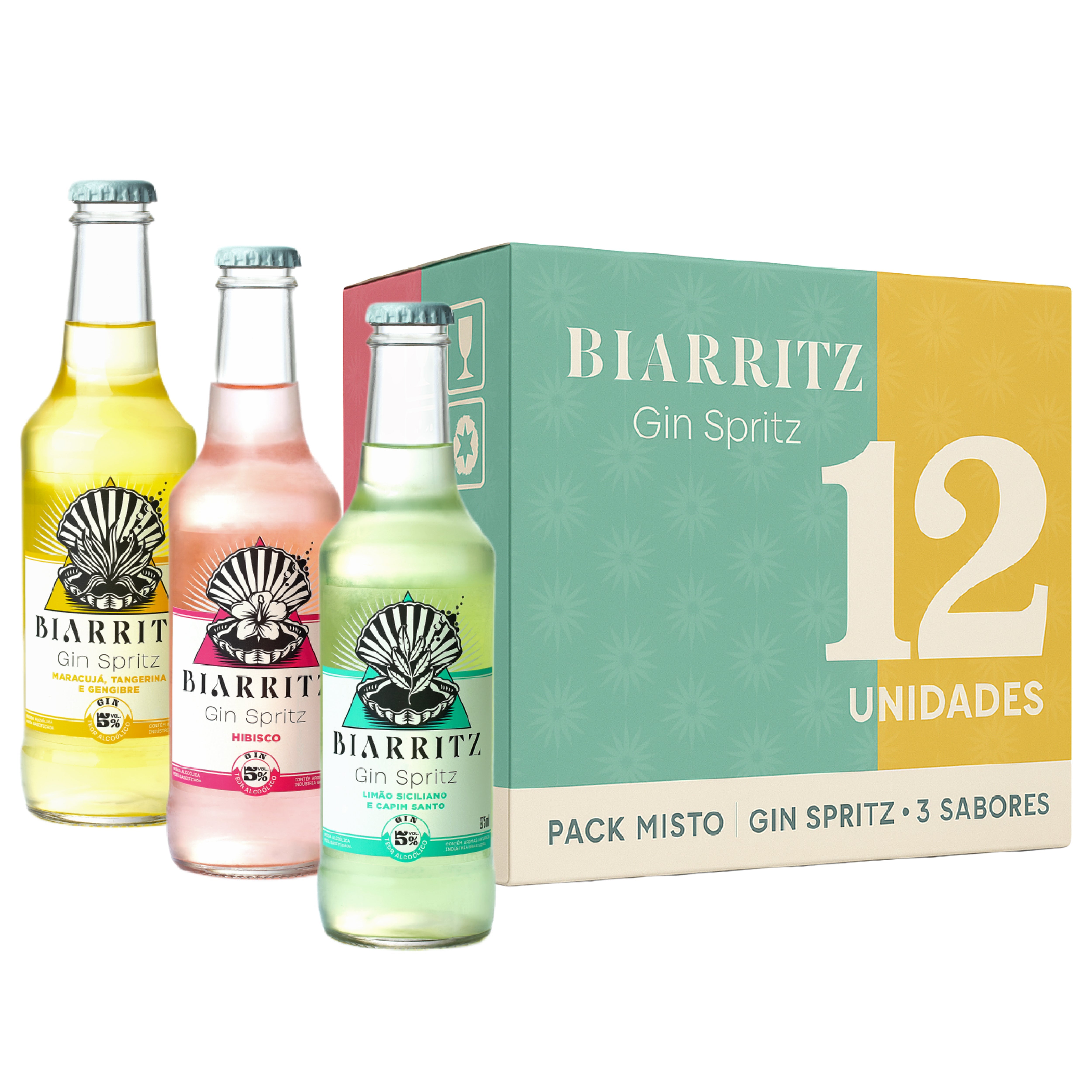 🍋🍊 Pack Misto || 3 Sabores – Biarritz Spirit