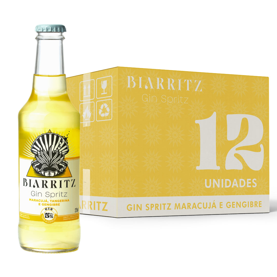 🍊 Maracujá, Tangerina & Gengibre - Longneck 275ml Biarritz Spirit